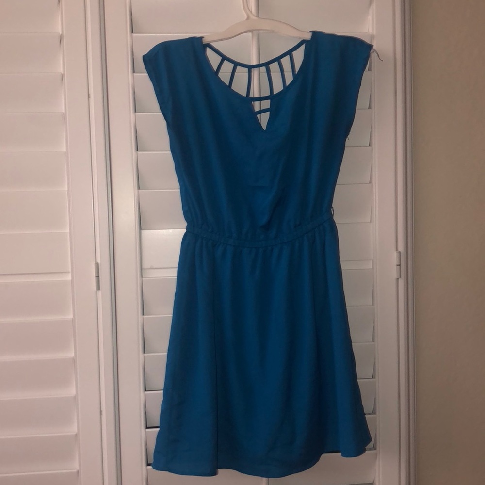 Blue dress